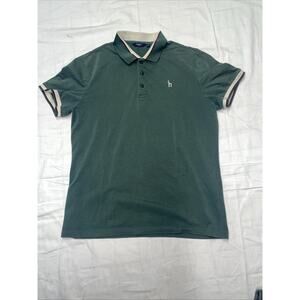 Hazzys Golf Polo Shirt Men’s Size 105 Like Medium Color Green Short Sleeve